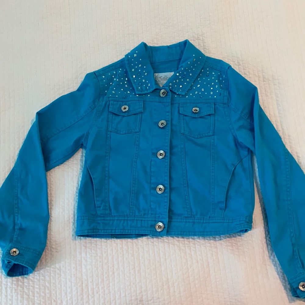 Aqua Denim Justice Jacket